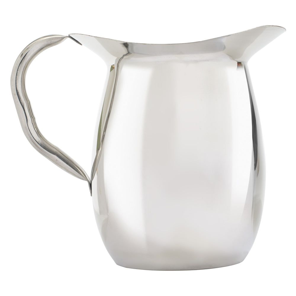Winco Stainless Steel Deluxe Bell Pitcher, 3 Quart Capacity