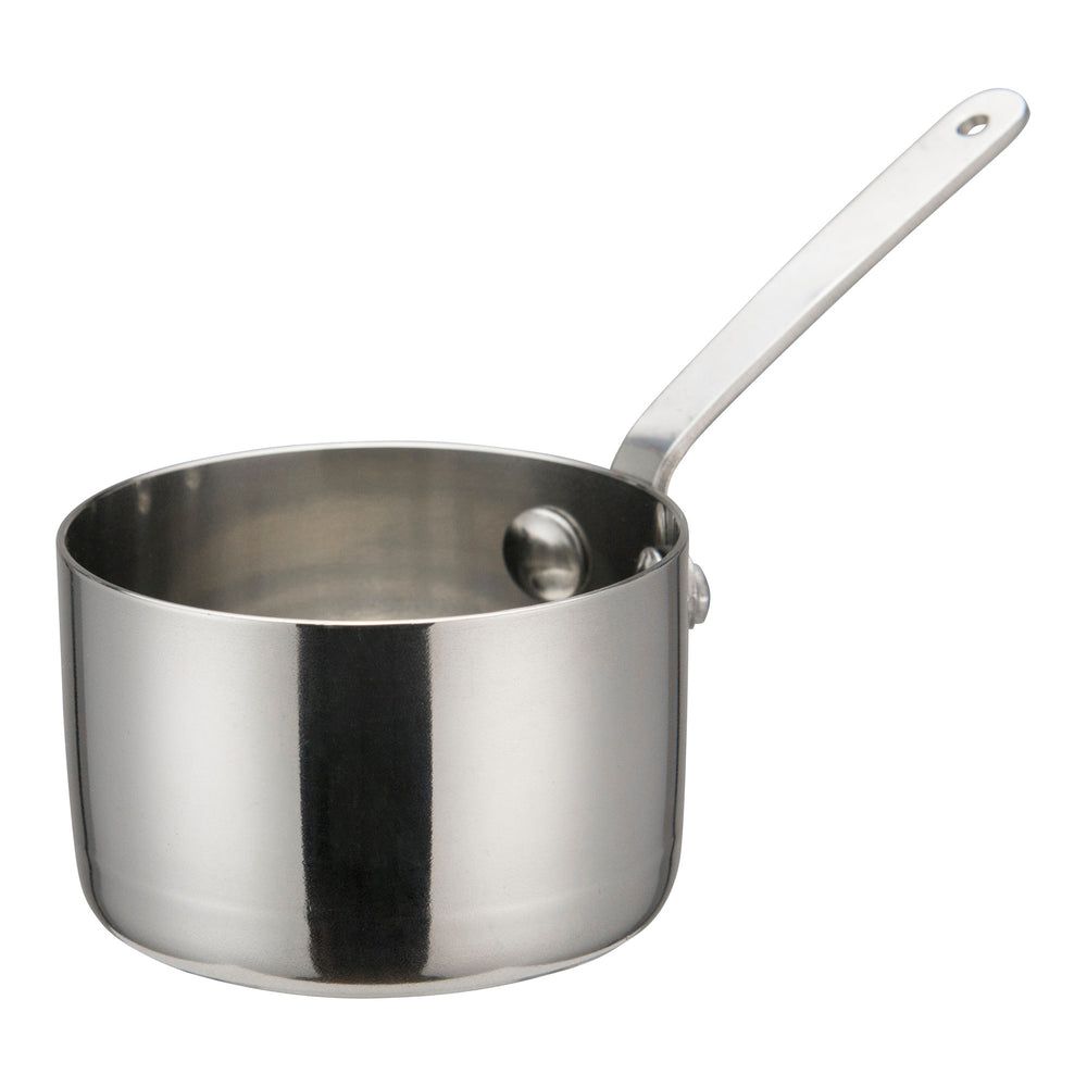 Winco Stainless Steel 5 Ounce Mini Sauce Pan, 2 3/4 Inch Dia. X 1 3/4 Inch Height -- 12 Per Case