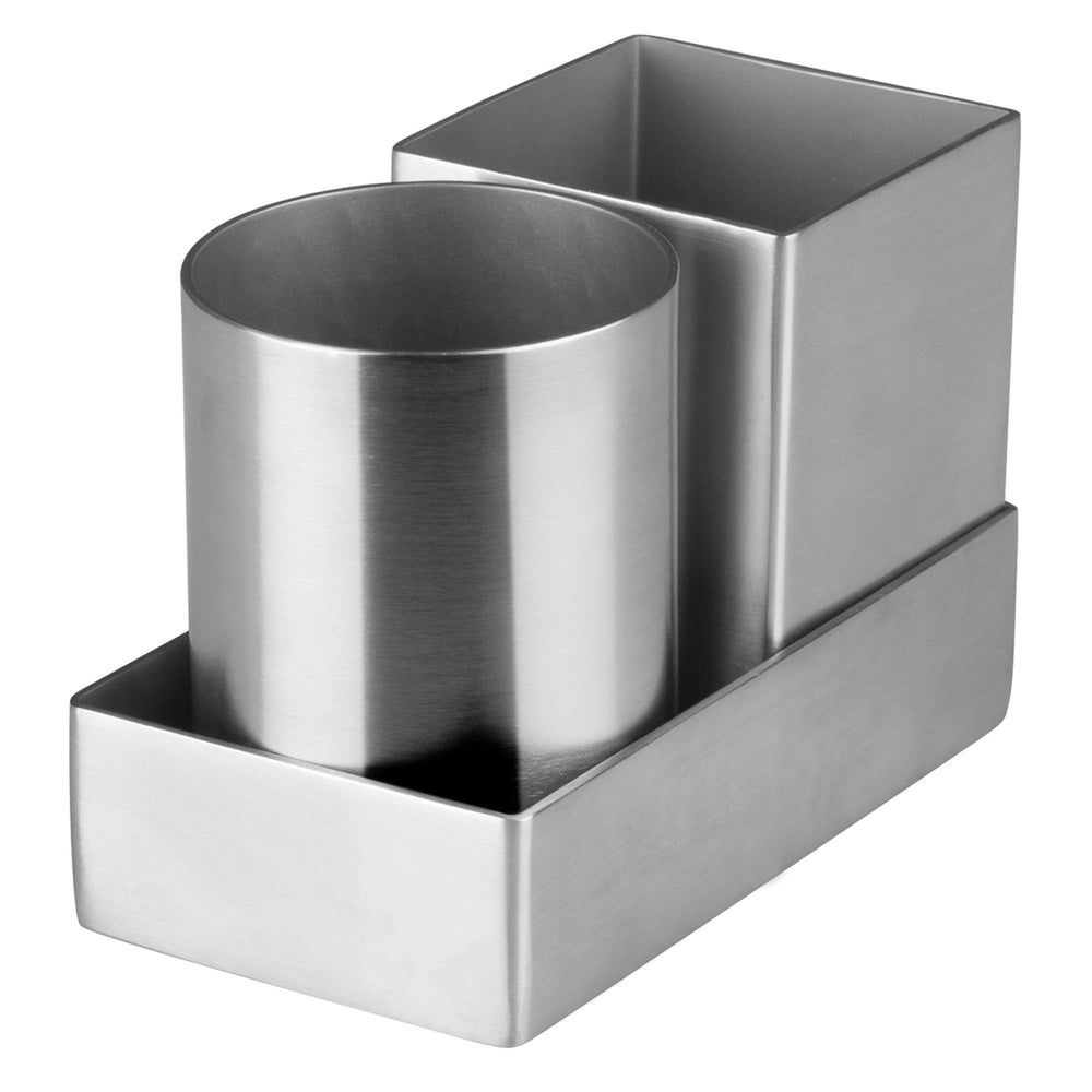 Winco Stainless Steel 2 Inch Dia. Round And 2 Inch Square Sugar Packet Holder Set -- 12 Set Per Case