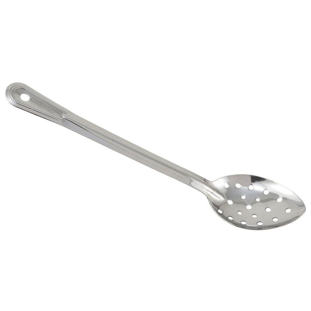 Winco Prime Heavy-duty Stainless Steel 1.2mm Perforated One Piece Basting Spoon, 13 Inch -- 12 Per Case
