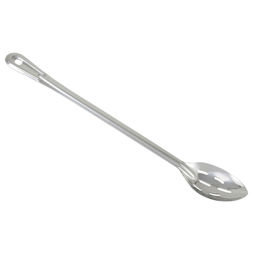 Winco Prime Heavy-duty Stainless Steel 1.2mm Slotted One Piece Basting Spoon, 18 Inch -- 12 Per Case