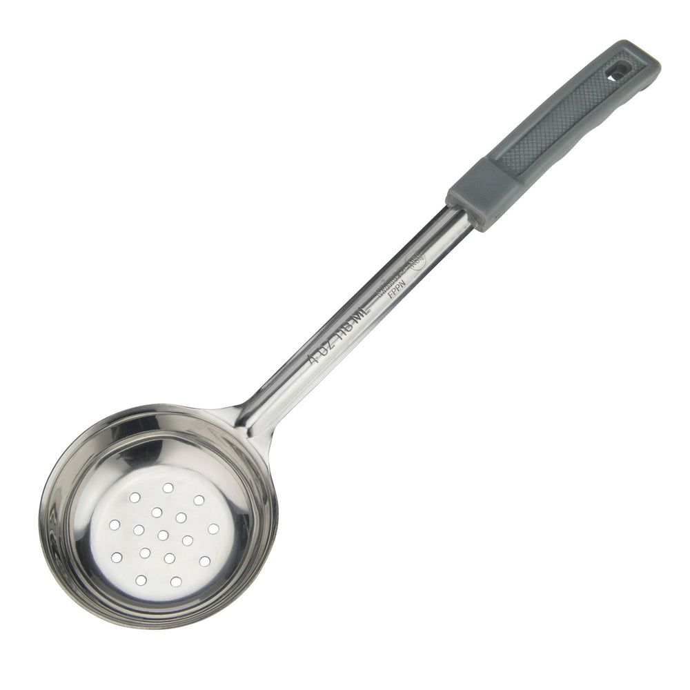 Winco Prime Stainless Steel One Piece Perforated Food Portioner With Gray Handle, 4 Ounce Capacity -- 12 Per Case