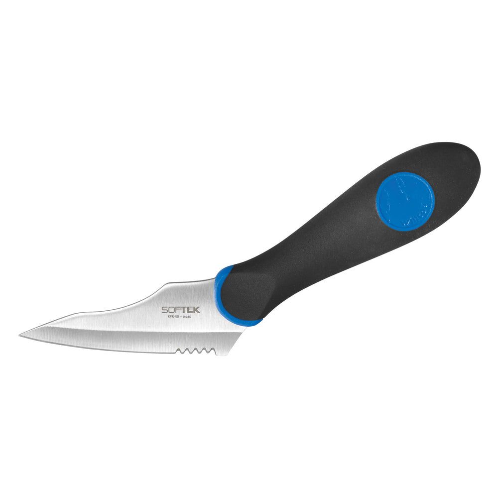 Winco Sof-tek All Purpose Utility Knife With Soft Grip Handle, 3 1/2 Inch Blade -- 48 Per Case