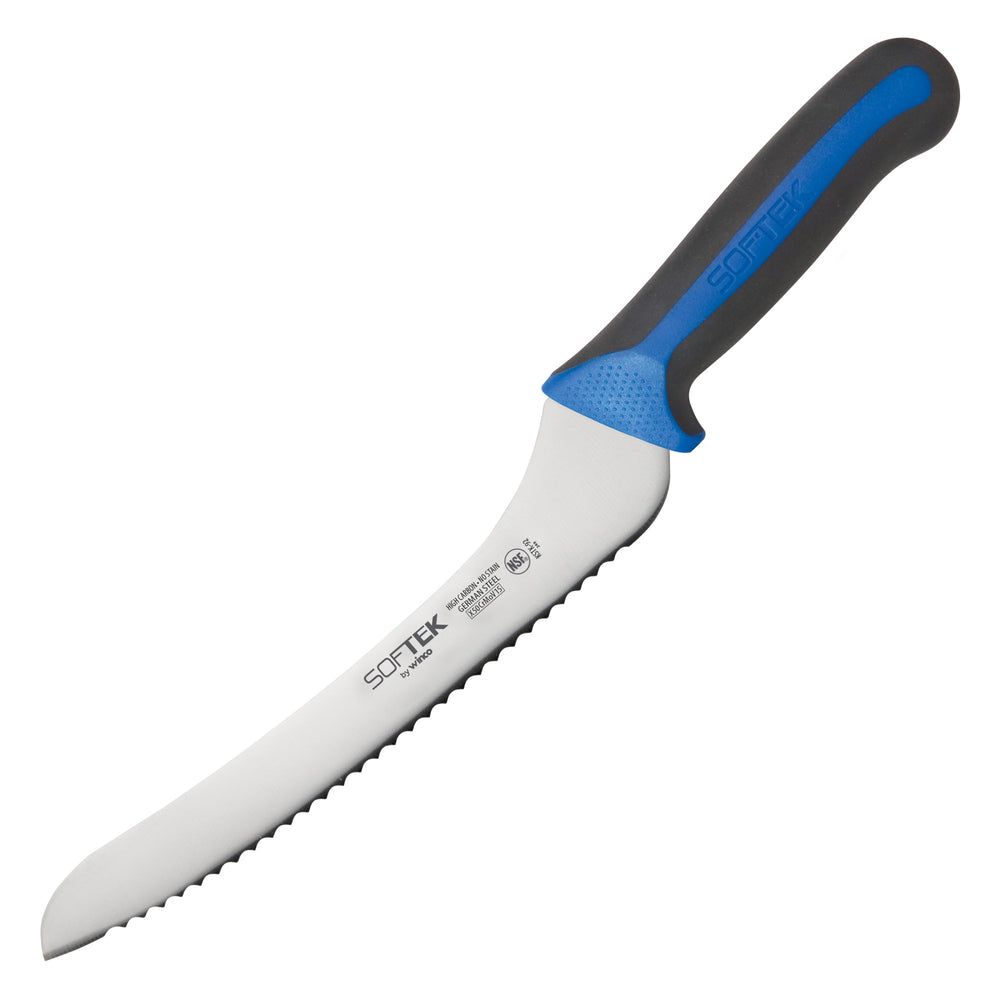 Winco Sof-tek Offset Utility/bread Knife With Soft Grip Handle, 9 Inch Blade -- 36 Per Case