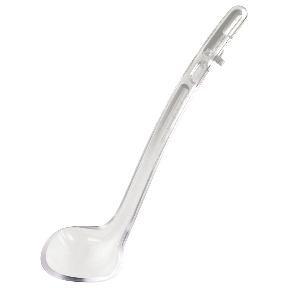 Winco Curv Clear Polycarbonate 8 1/2 Inch One Piece Dual Spout Ladle, 3/4 Ounce Capacity -- 144 Per Case