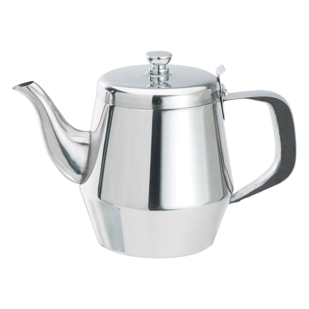 Winco Stainless Steel Gooseneck Teapot, 28 Ounce Capacity -- 24 Per Case