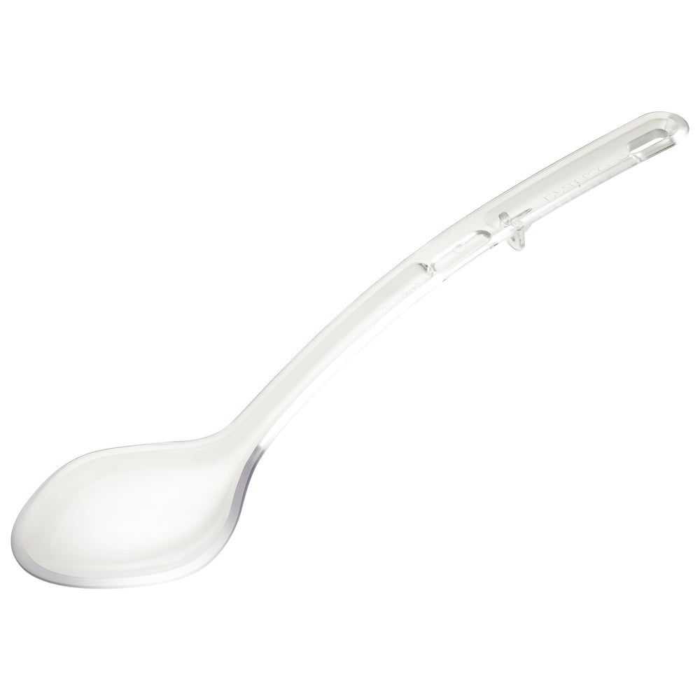 Winco Curv Clear Polycarbonate Solid Dual Spout Serving Spoon, 13 Inch -- 144 Per Case