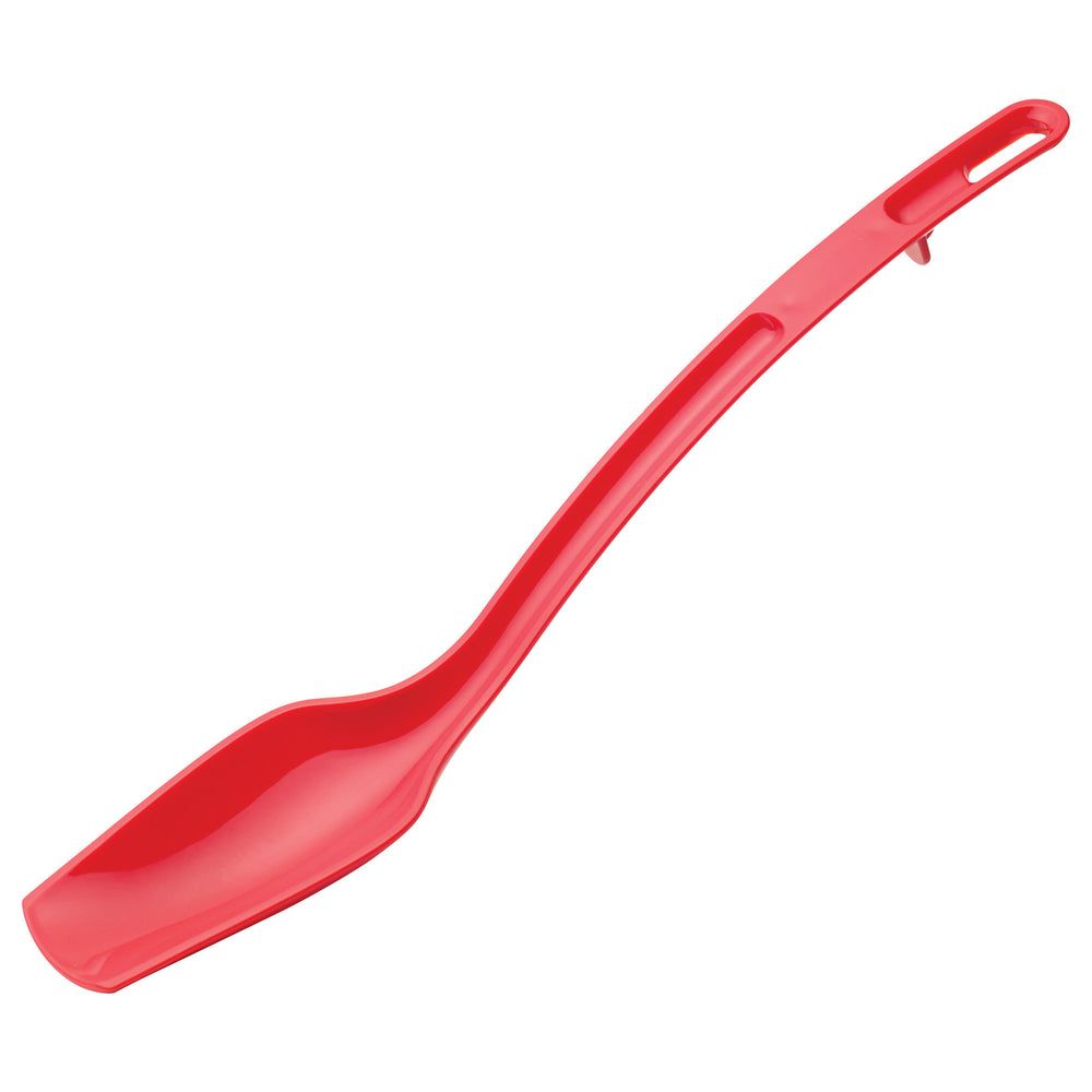 Winco Curv Red Polycarbonate 10 Inch Tapered Buffet Spoon, 3/4 Ounce Capacity -- 144 Per Case