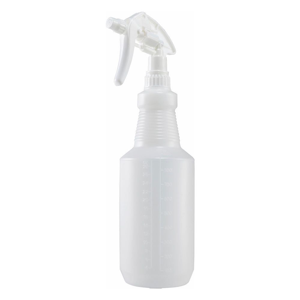 Winco White Plastic Spray Bottle, 28 Ounce Capacity -- 50 Per Case
