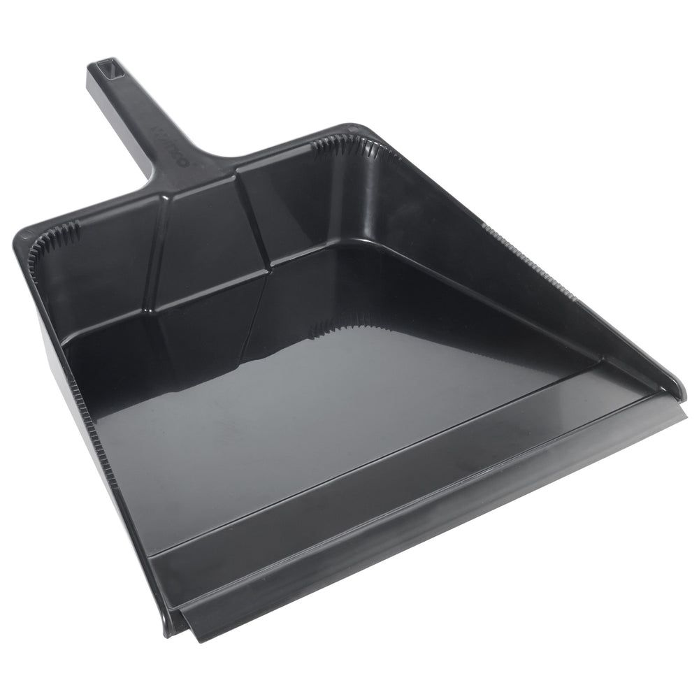 Winco Plastic Black Large Floor Dust Pan, 16 X 18 X 5 1/4 Inch -- 12 Per Case