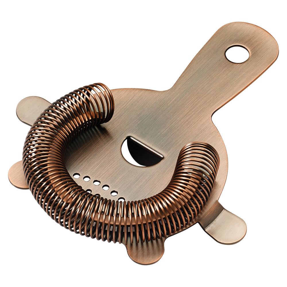 Winco After5 18/8 Stainless Steel Antique Copper Finish 4 Prong Bar Strainer, 5 3/4 Inch Length -- 120 Per Case