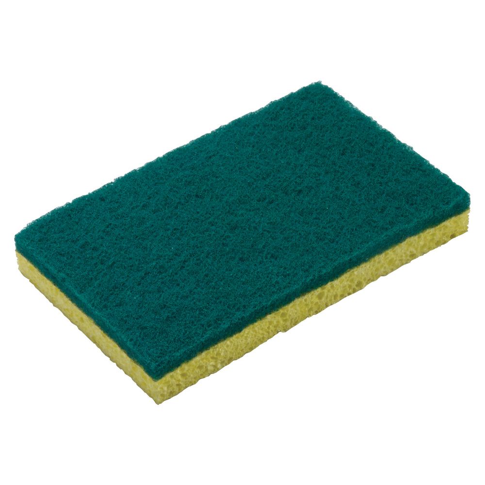 Winco Dual Surface Non-scratch Scrub Sponge, 6 X 3 5/8 Inch, 3 Count -- 10 Per Case