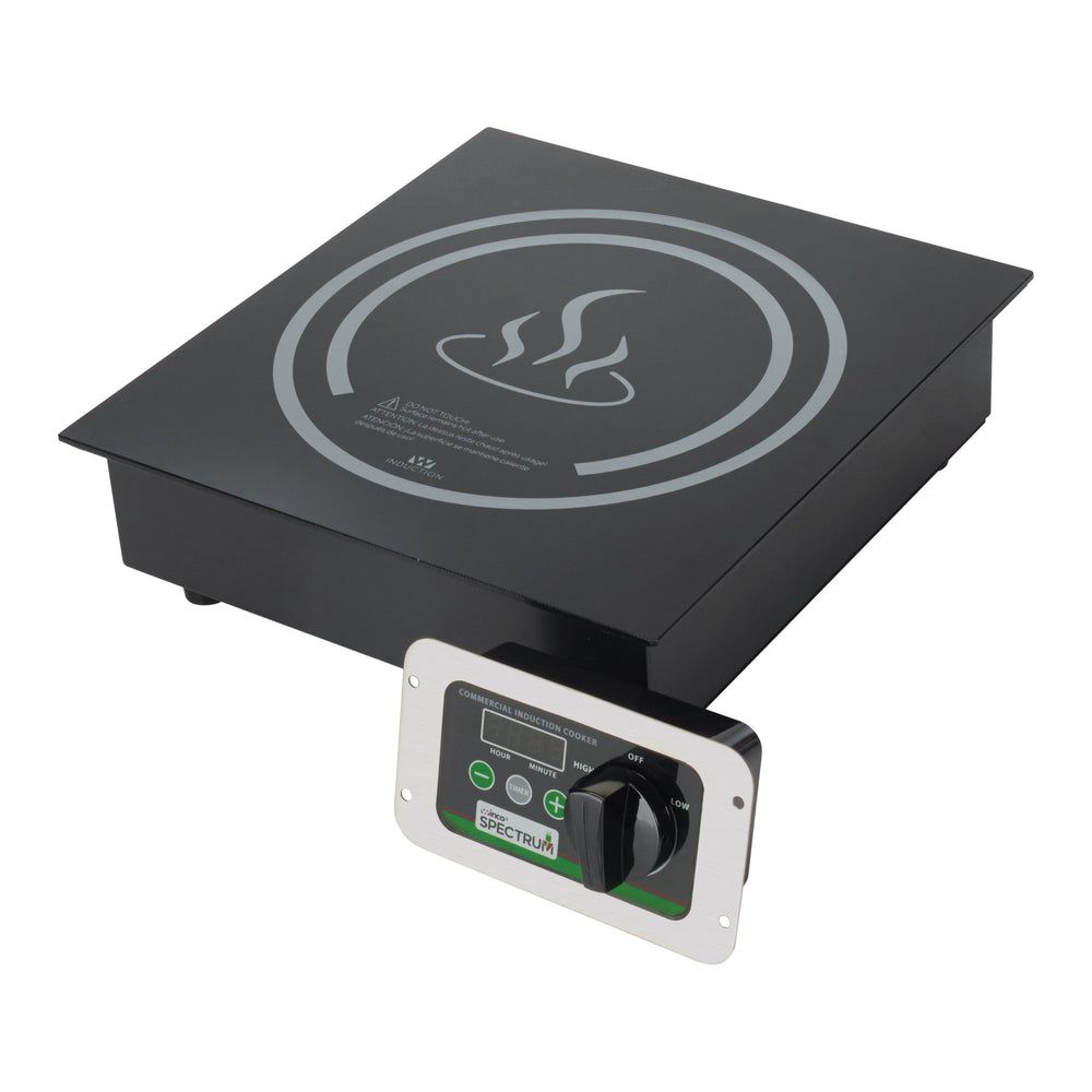 Winco Spectrum 120v Commercial Electric Drop In Induction Cooker With Nema 5-20p Plug Set, 12 5/8 X 13 7/16 X 3 7/8 Inch -- 2 Set Per Case