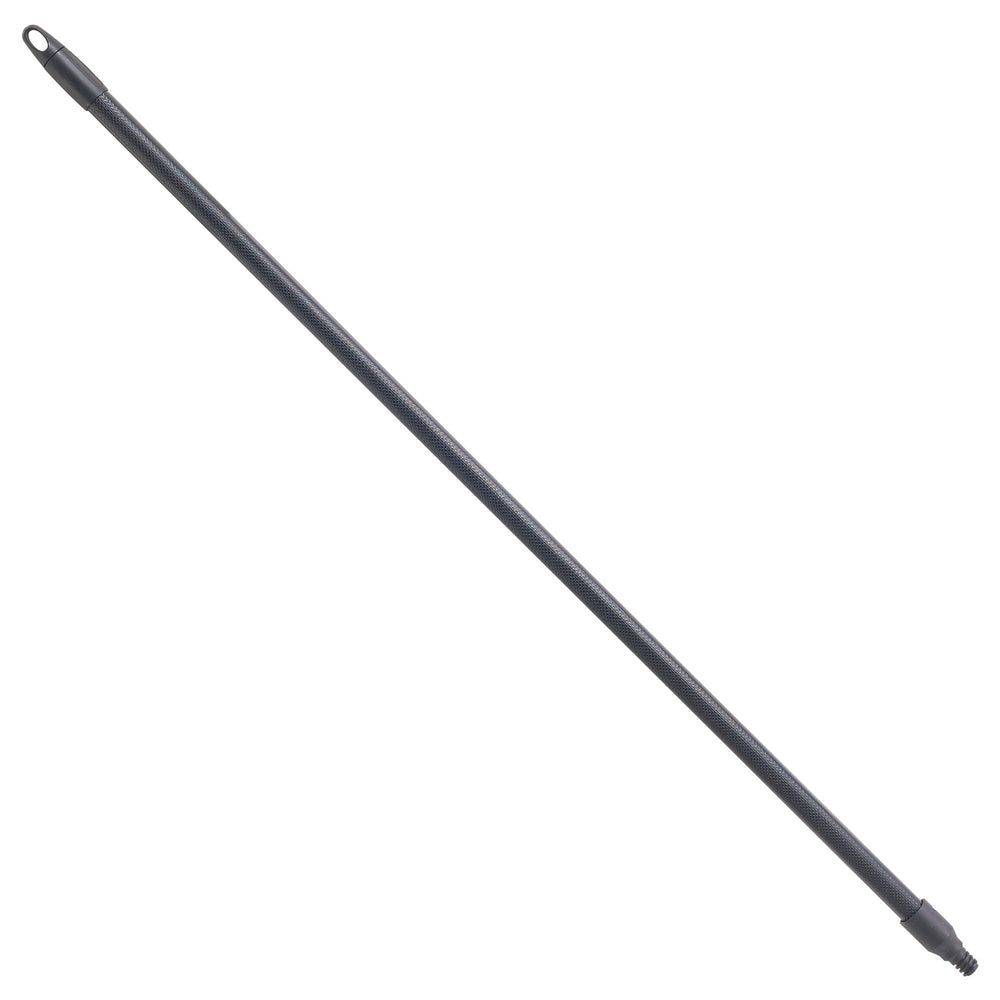 Winco Plastic Black Fiberglass Broom Handle With Textured Grip, 48 X 1 Inch -- 12 Per Case