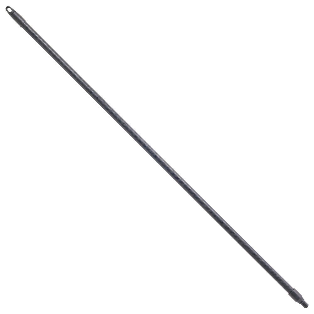 Winco Plastic Black Fiberglass Broom Handle With Textured Grip, 60 X 1 Inch -- 12 Per Case