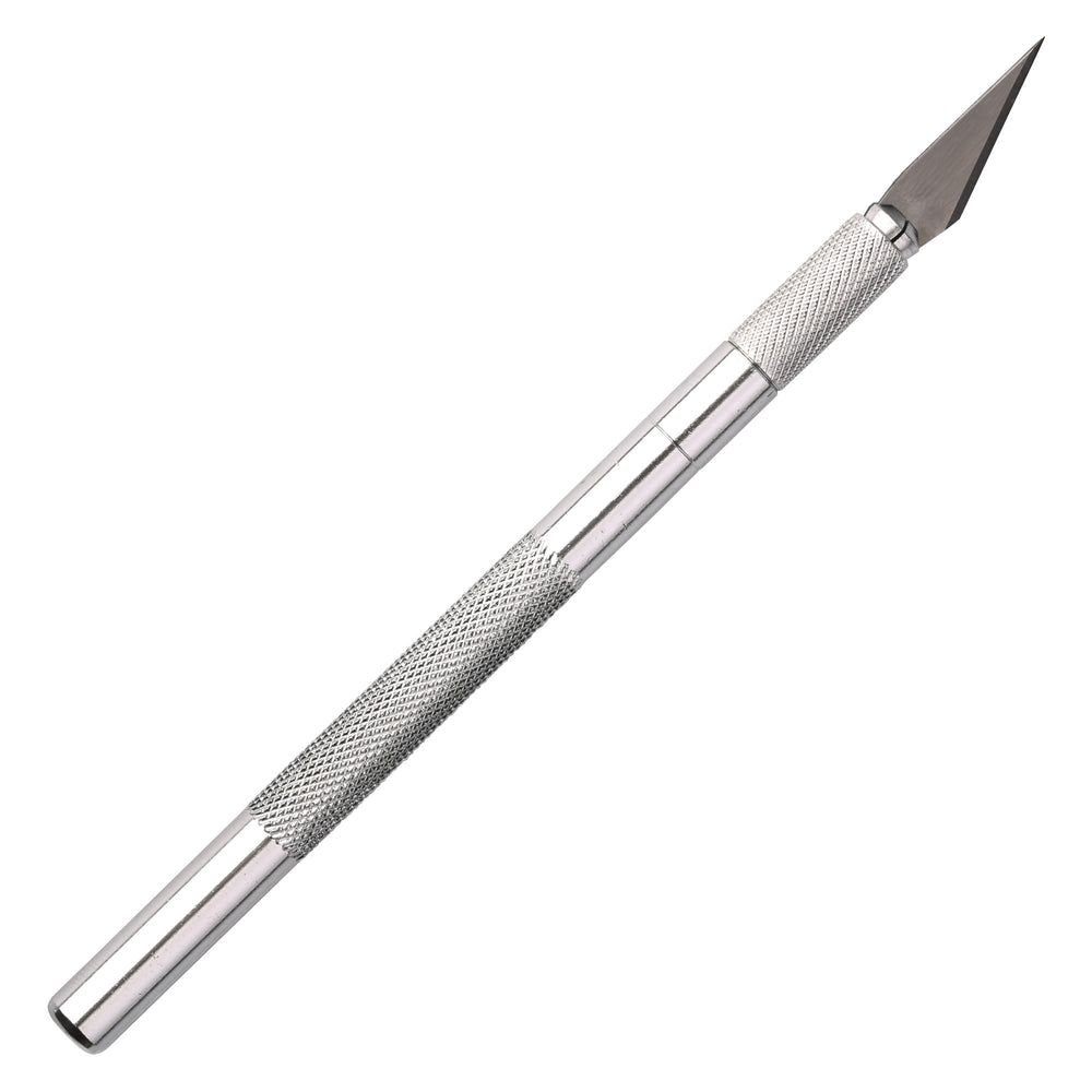 Winco Fine Point Hobby Knife With 5 Bonus Blade, 5 3/4 Inch Length -- 144 Per Case