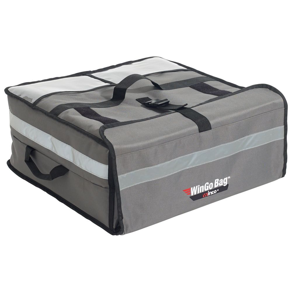 Winco Wingo Bag Polyester Gray Premium Pizza Bag, 19 X 19 X 9 Inch -- 6 Per Case