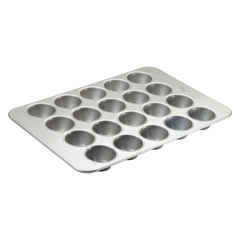 Winco 26 Gauge Glazed Aluminized Steel Non-stick Finish 20 Cup Large Muffin Pan, 8.2 Ounce Capacity -- 4 Per Case