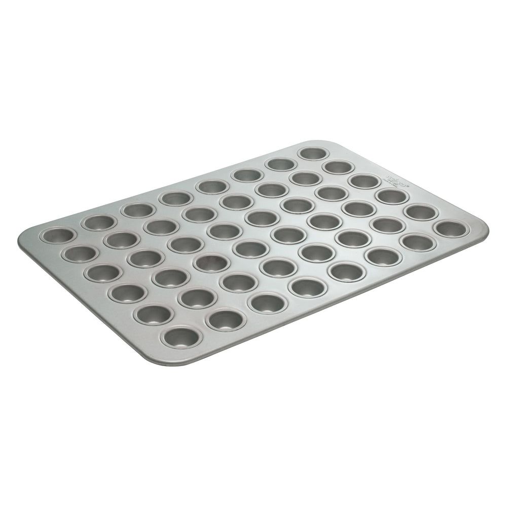 Winco 26 Gauge Glazed Aluminized Steel Non-stick Finish 48 Cup Mini Muffin Pan, 1.1 Ounce Capacity -- 4 Per Case