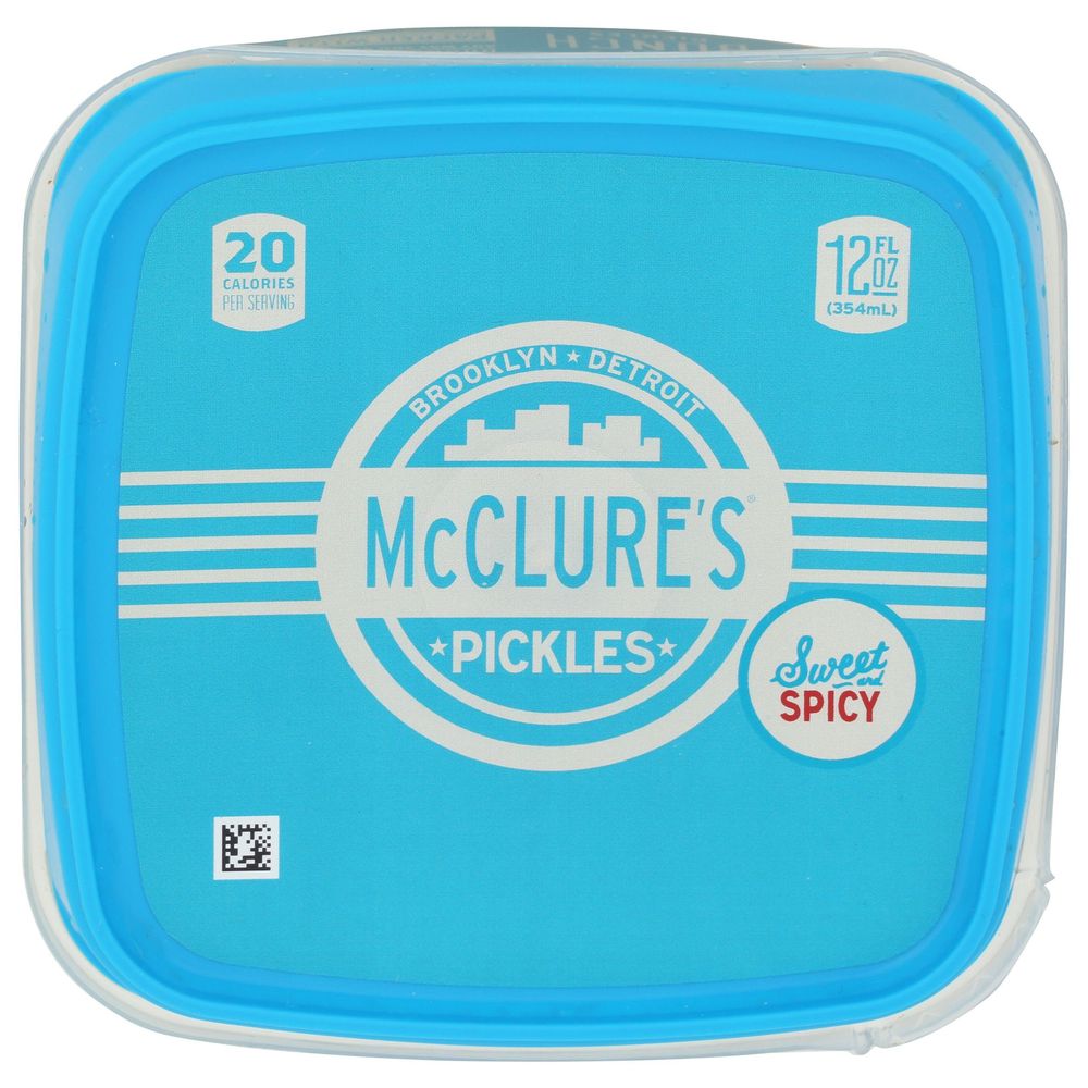 Mcclures Sweet N Spicy Sliced Pickles, 12 Ounce -- 8 Per Case