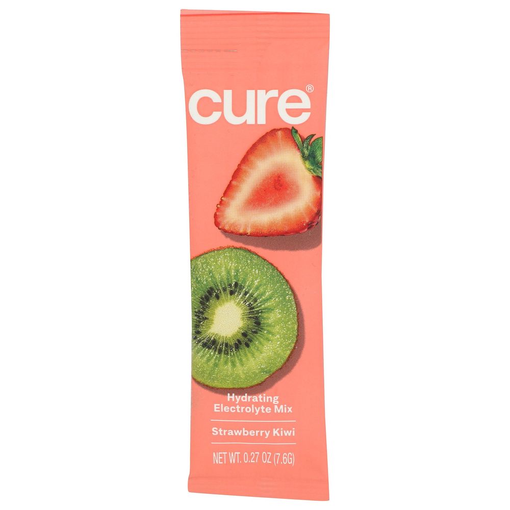 Cure Strawberry Kiwi Hydrating Electrolyte Mix, 1.6 Ounce