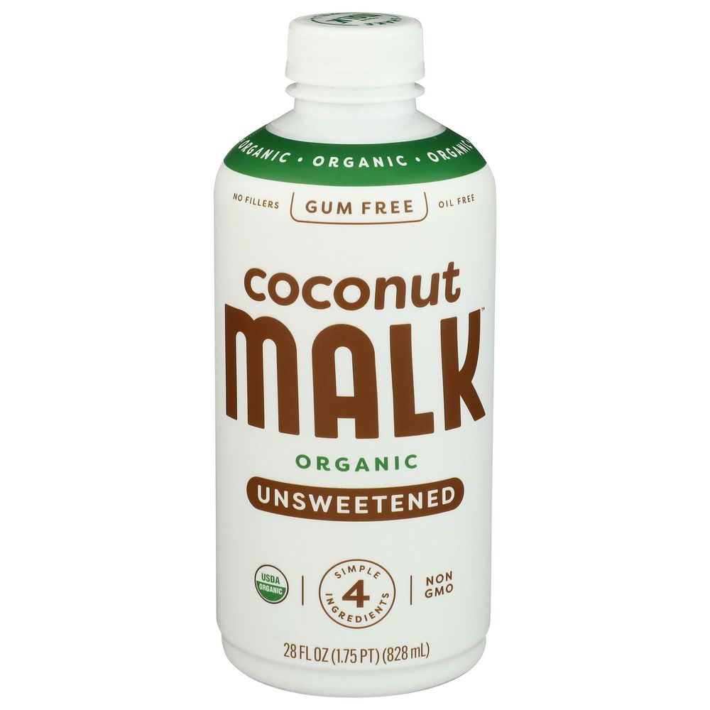 Malk Organics Unsweetened Coconut Milk, 28 Fluid Ounce -- 6 Per Case