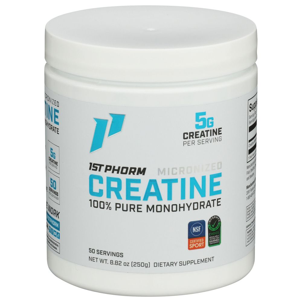 1st Phorm Micronized Creatine Pure Monohydrate Powder, 8.82 Ounce