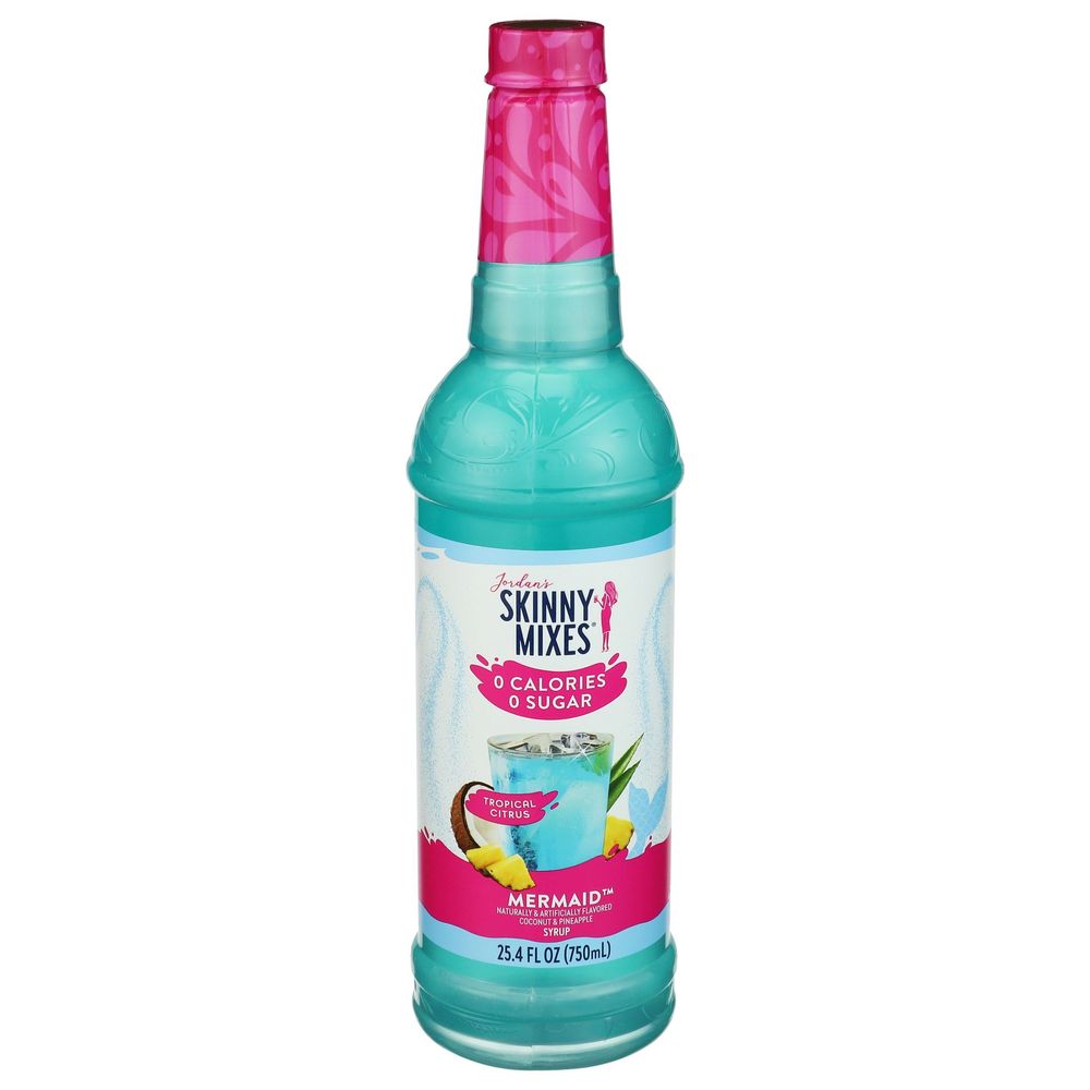 Skinny Mixes Sugar Free Mermaid Syrup, 25.4 Fluid Ounce -- 6 Per Case