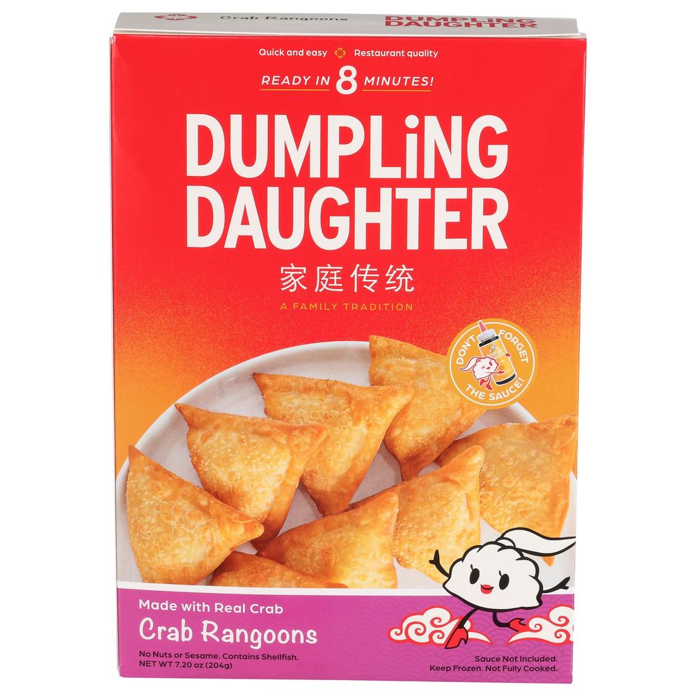 Dumpling Daughter Crab Rangoon, 7.2 Ounce -- 6 Per Case