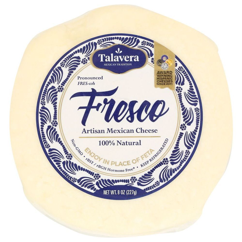 Nuestro Queso Talavera Fresco Cheese, 8 Ounce -- 12 Per Case