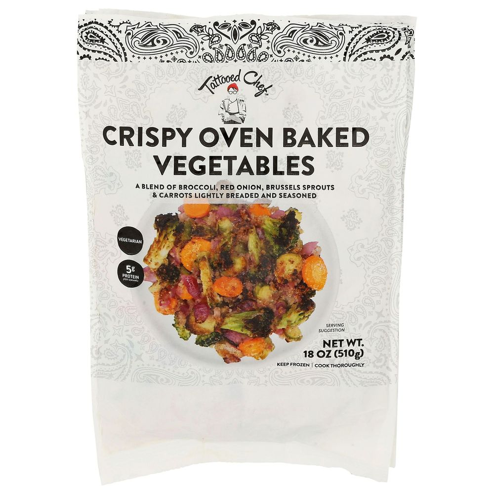 Tattooed Chef Crispy Oven Baked Vegetables, 18 Ounce -- 6 Per Case