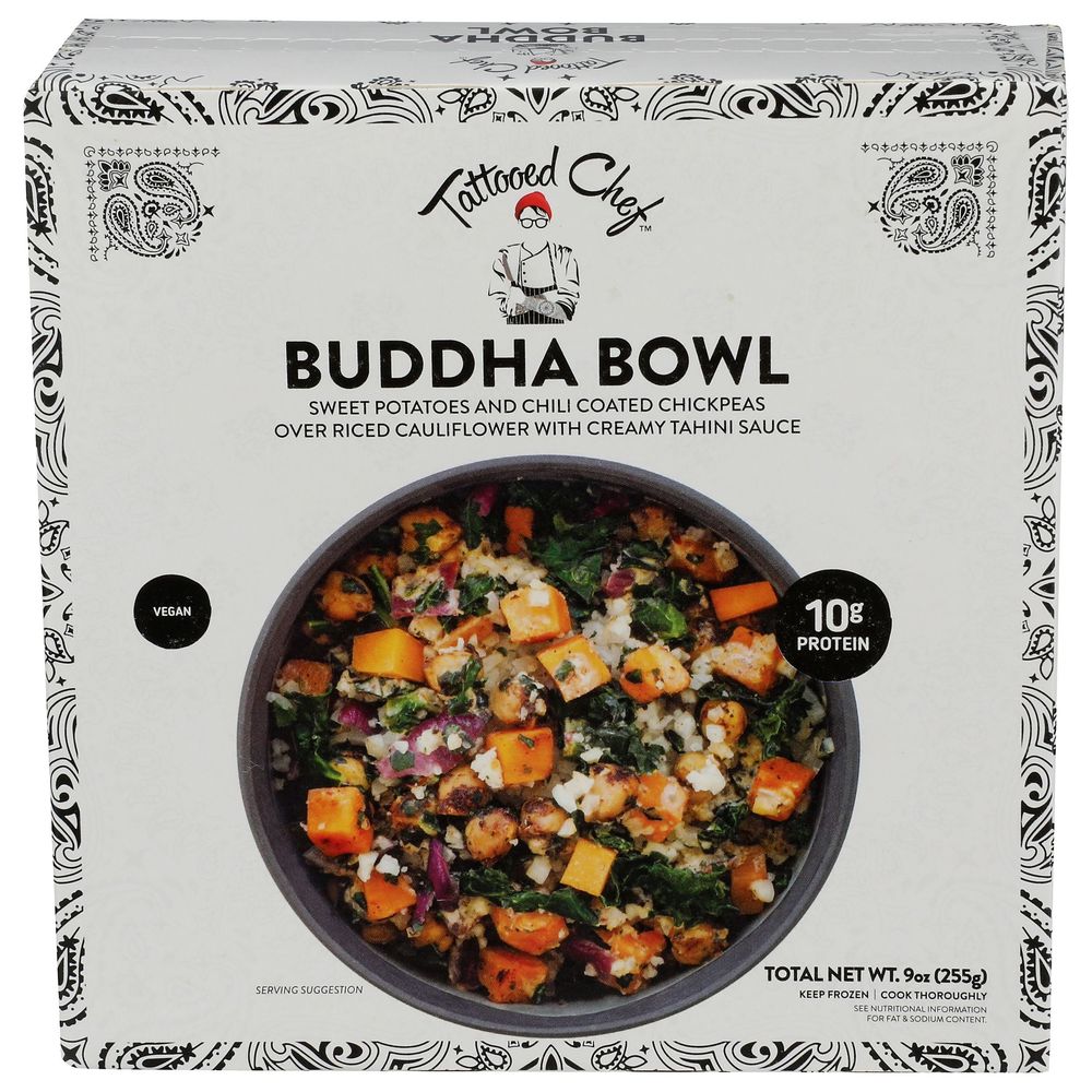 Tattooed Chef Bowl Buddha, 9 Onzas -- 6 Por Caja