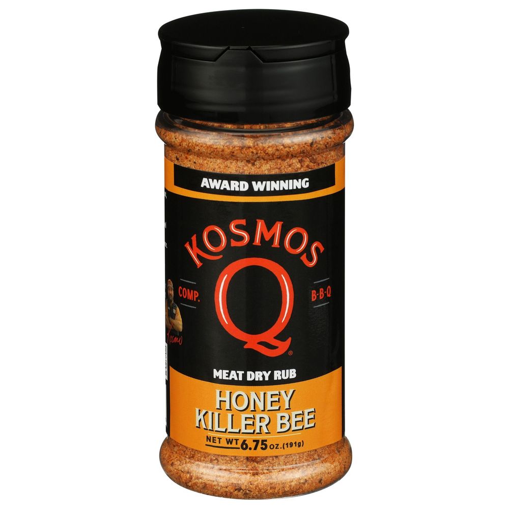 Kosmos Q Honey Killer Bee Meat Dry Rub, 6.75 Ounce -- 6 Per Case