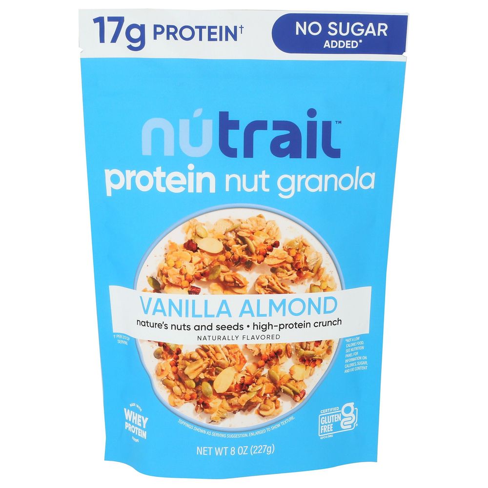 Nutrail Vanilla Almond Protein Granola, 8 Ounce -- 6 Per Case