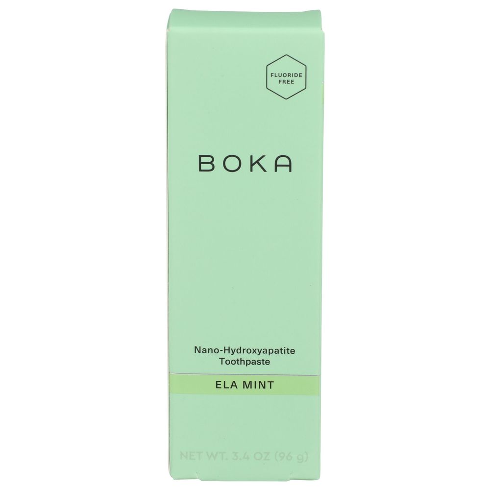 Boka Ela Mint Nano Hydroxyapatite Toothpaste, 3.4 Ounce