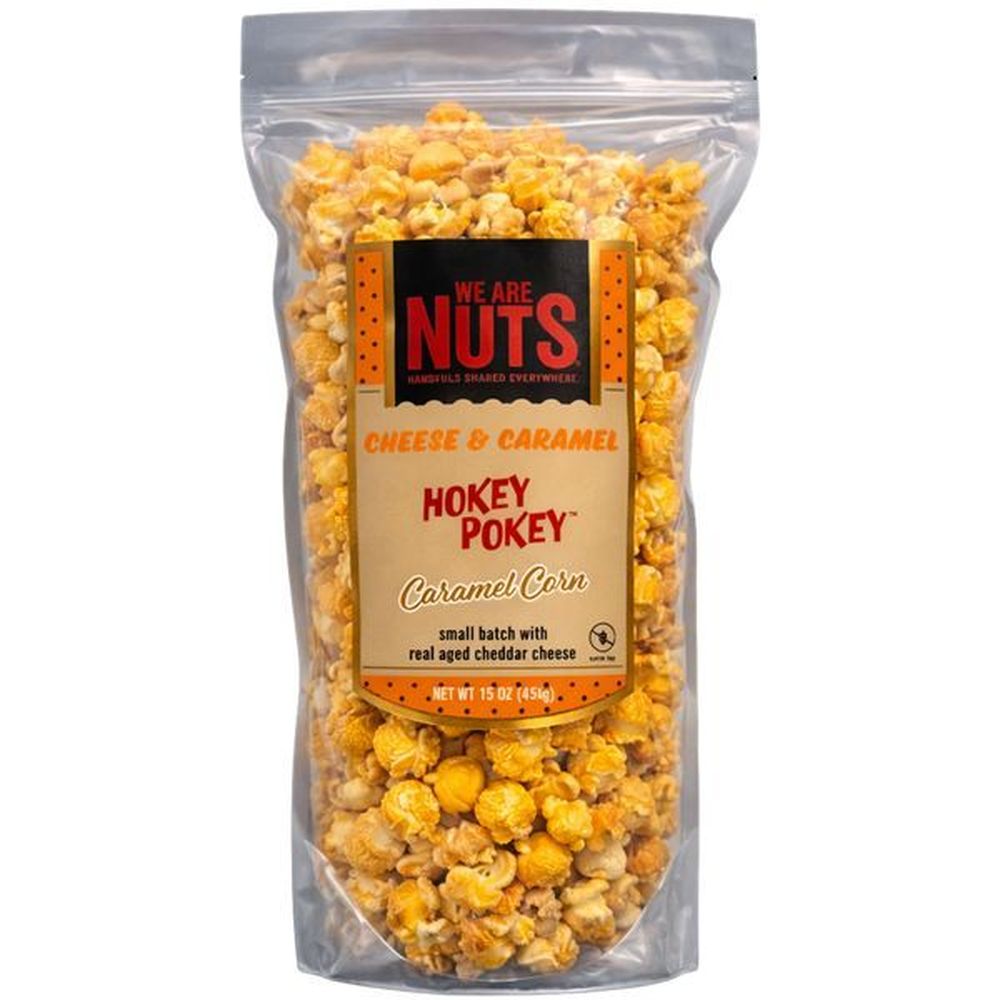 We Are Nuts Hokey Pokey Cheese And Caramel Corn Snacks, 16 Ounce -- 12 Per Case