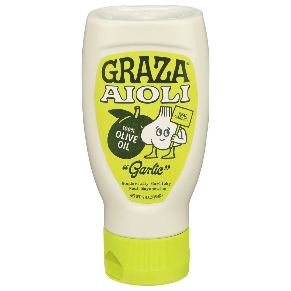 Graza Garlic Aioli Mayonnaise, 12 Ounce -- 12 Per Case