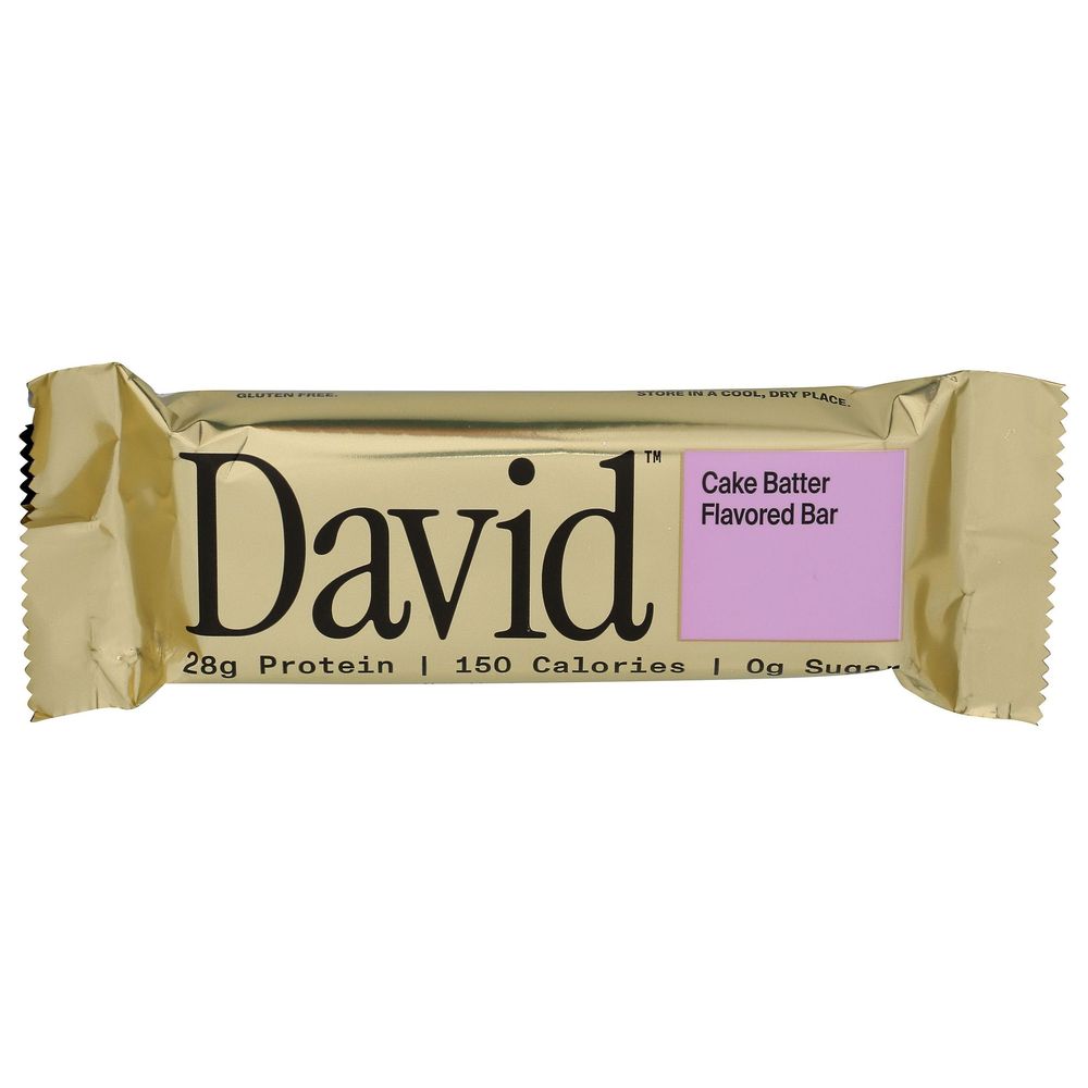 David Cake Batter Protein Bar, 2.19 Ounce -- 12 Per Case