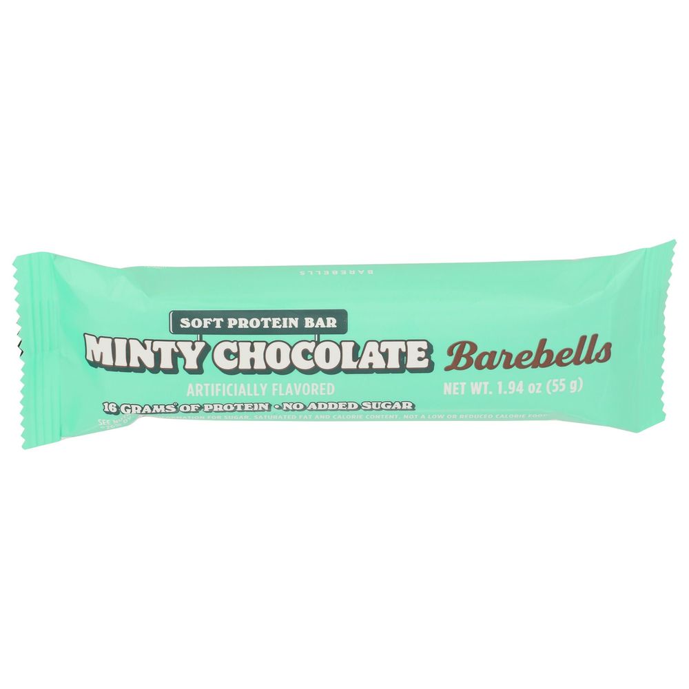 Barebells Minty Chocolate Soft Protein Bar, 55 Gram -- 12 Per Case