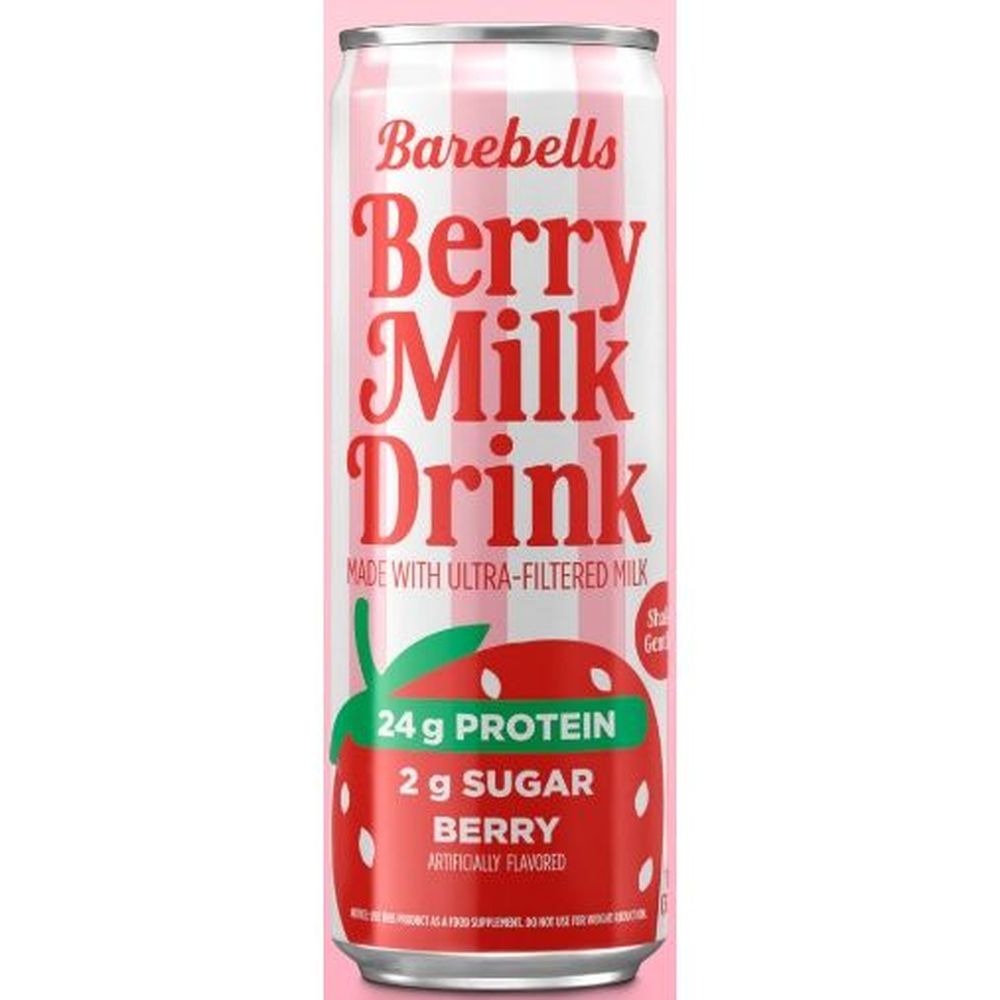 Barebells Berry Milk Drink, 11 Fluid Ounce -- 12 Per Case