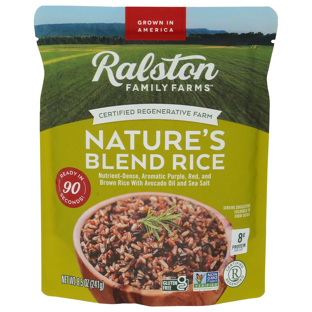 Ralston Family Farms 90 Seconds Natures Blend Rice, 8.5 Ounce -- 6 Per Case