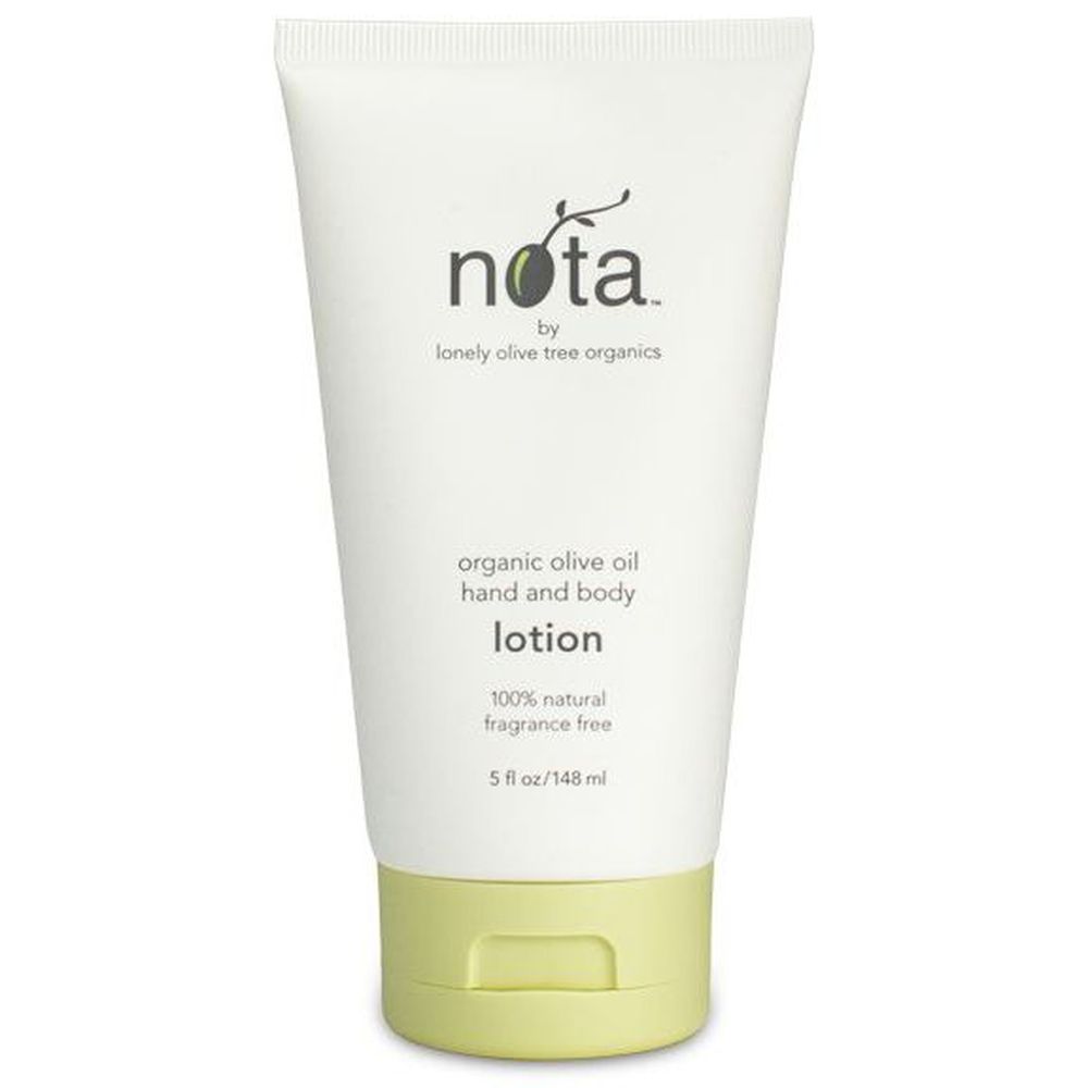 Nota Organic Olive Oil Skincare Hand And Body Lotion, 5 Ounce
