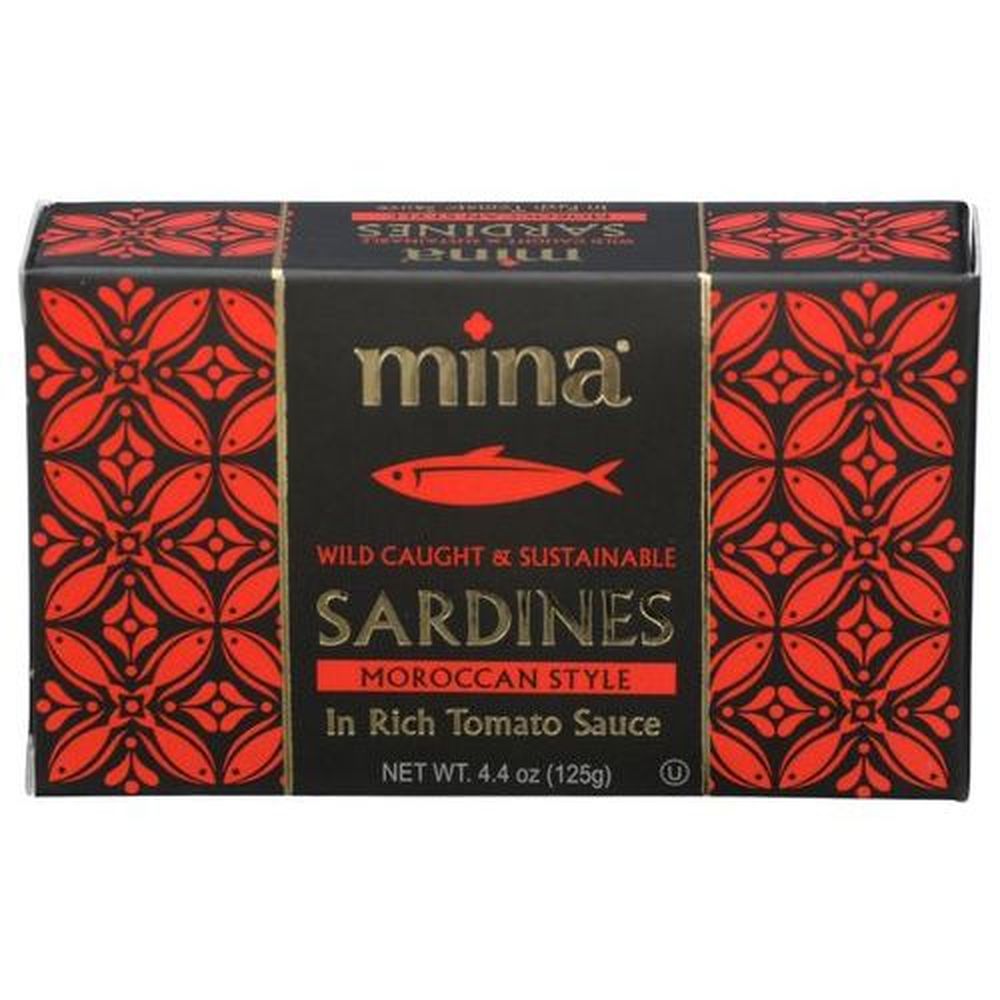 Mina Moroccan Style Sardines In Rich Tomato Sauce, 4.4 Ounce -- 12 Per Case