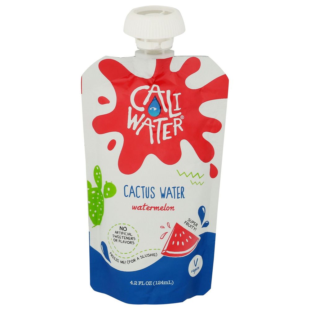 Caliwater Watermelon Cactus Water For Kids, 25.2 Fluid Ounce -- 6 Per Case