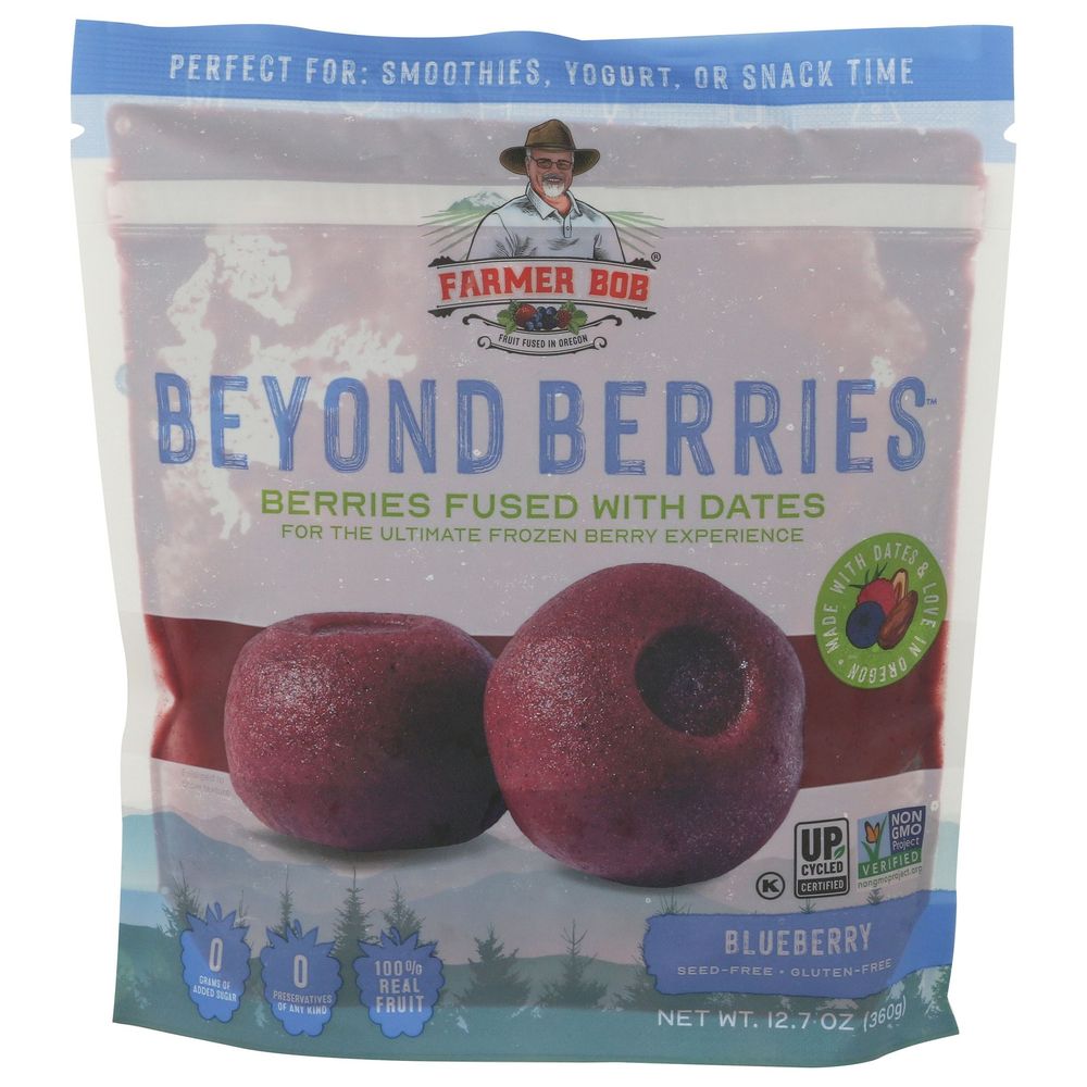 Farmer Bob Beyond Berries Blueberry Fused With Dates, 12.7 Ounce -- 6 Per Case