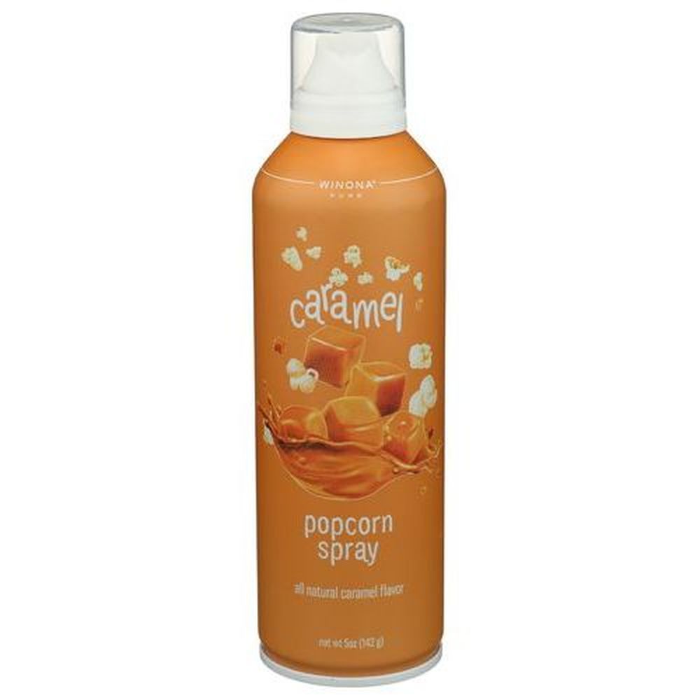 Winona Pure Caramel Popcorn Spray, 5 Ounce -- 6 Per Case