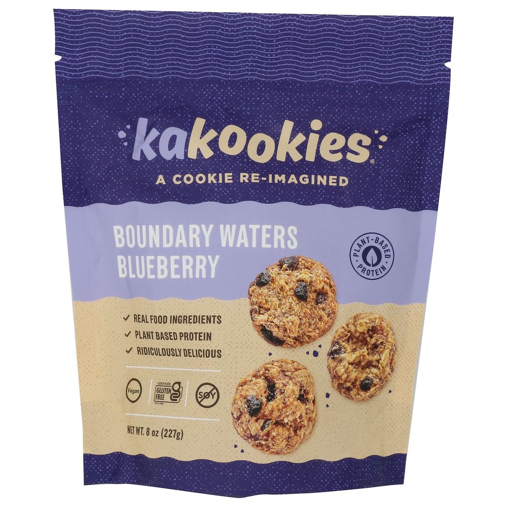 Kakookies Boundary Waters Blueberry Cookie Bites, 8.7 Ounce -- 6 Per Case