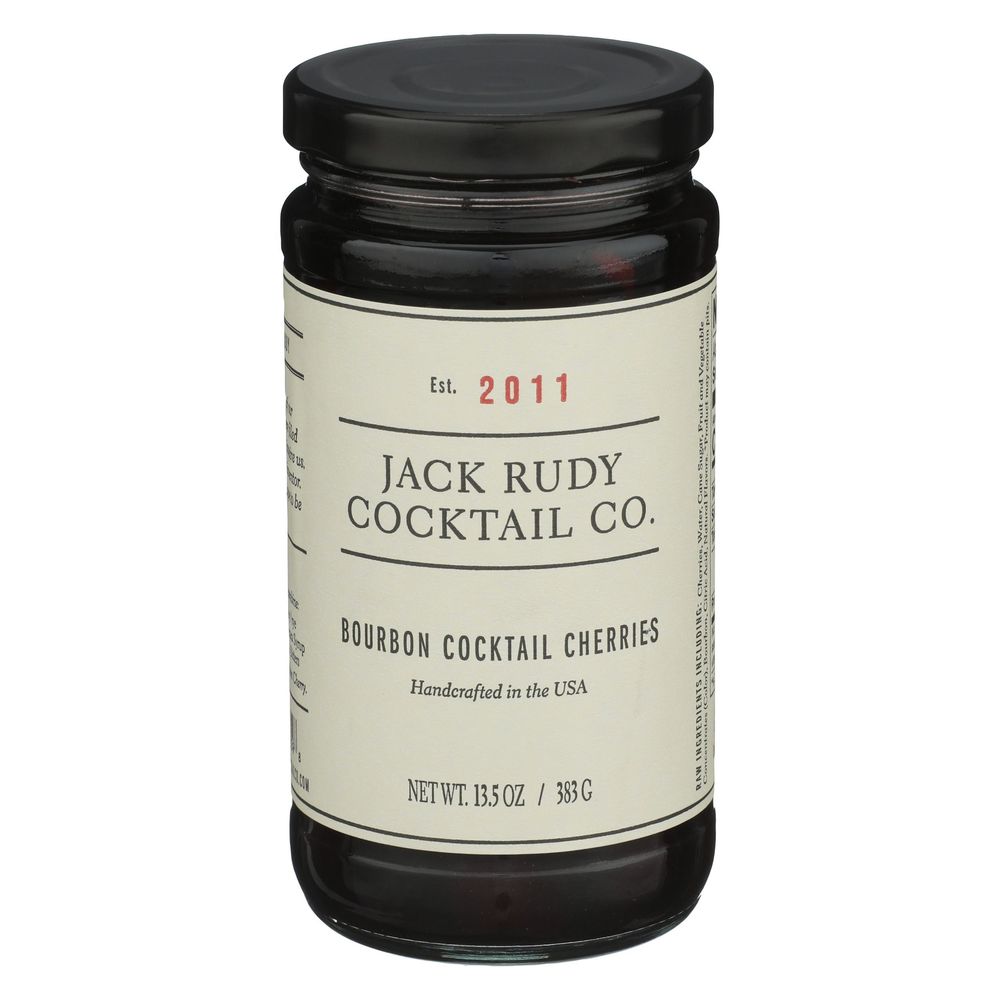 Jack Rudy Cocktail Bourbon Cocktail Cherries, 13.5 Ounce -- 6 Per Case