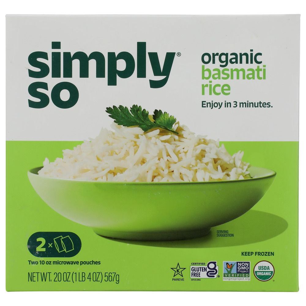 Simply So Organic Basmati Rice, 20 Ounce -- 8 Per Case