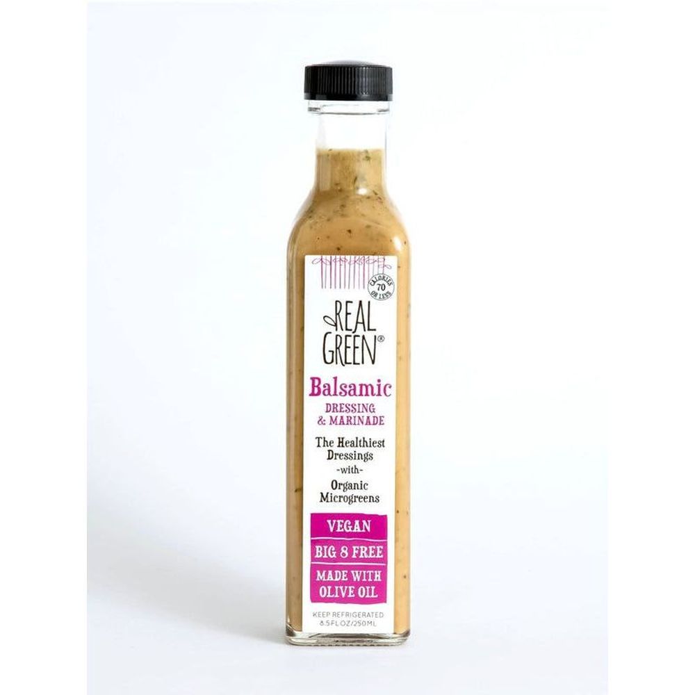 Real Green Balsamic Dressing, 8.5 Fluid Ounce -- 6 Per Case